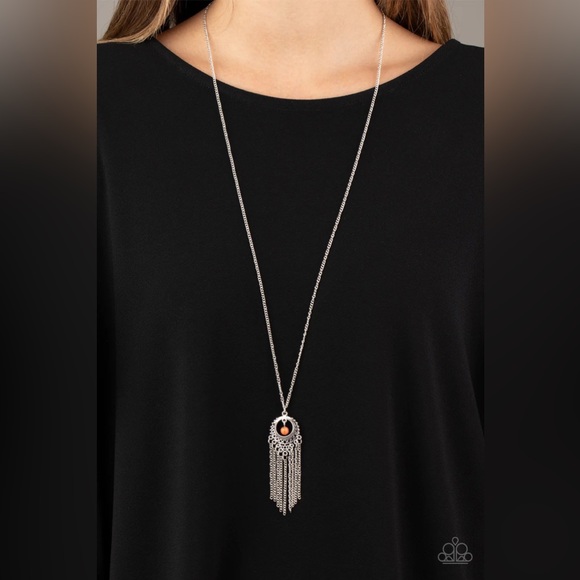 paparazzi Jewelry - Western Weather Orange Necklace 🧡